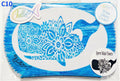 C10 Wine Glass Cooler - Sperm Whale Flowers