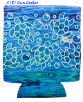 C181 Can Cooler Turtle Bubbles