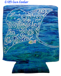C183 Can Cooler Manta Filigree