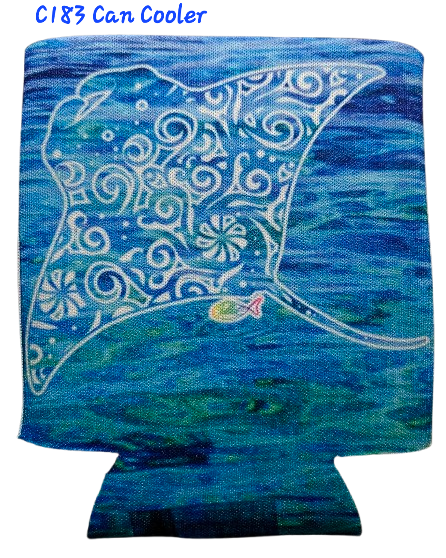 C183 Can Cooler Manta Filigree