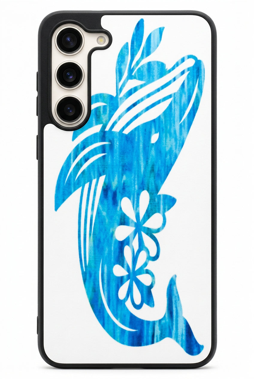 C212 Phone Cover Samsung S23+ -  Whale 2 Flowers
