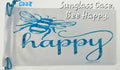 C228 Sunglass Case Soft - Bee Happy