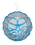 C242 Wind Spinner - Whale Tail in Circle