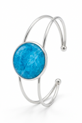 C249 Ocean Blue Cuff Bangle – ChelleC Designs