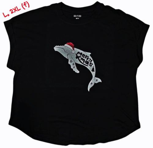 Adult Tee – C284 ChelleC Designs - Xmas Tee Humback