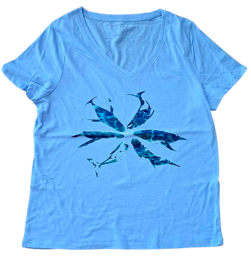Adult Tee – C297 ChelleC Designs - Whales Nosey