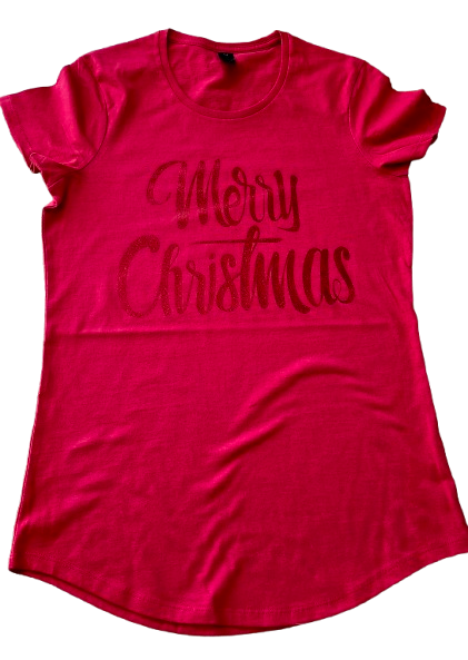 Adult Xmas Tee – C299 ChelleC Designs