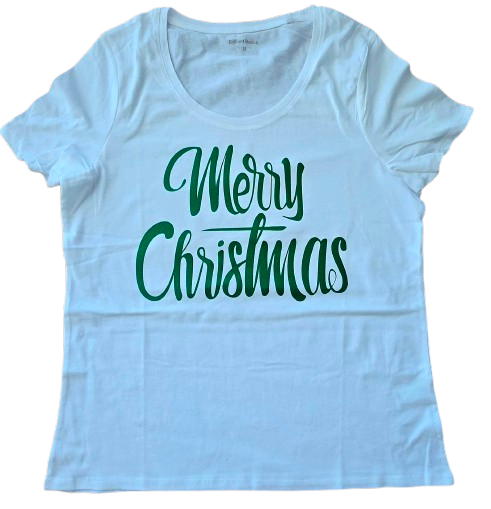 Adult Xmas Tee – C300 ChelleC Designs