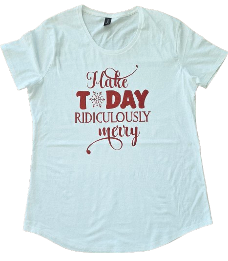 Adult Xmas Tee – C302 ChelleC Designs