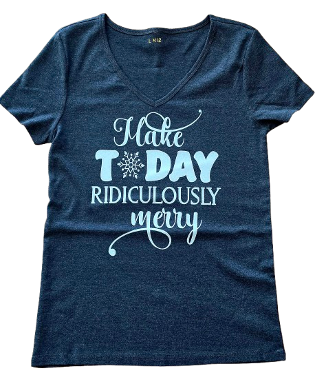 Adult Xmas Tee – C304 ChelleC Designs