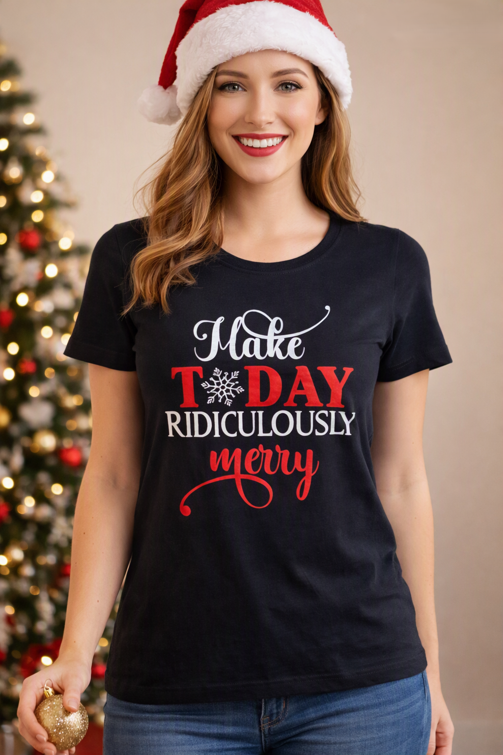 Adult Xmas Tee – C307 ChelleC Designs