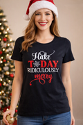 Adult Xmas Tee – C307 ChelleC Designs