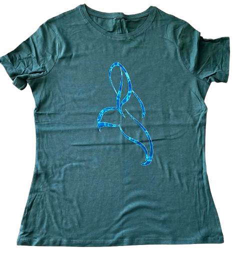 Adult Tee – C311 ChelleC Designs - Humpback Silhouette Swim Away