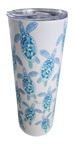 C247 Tall Cup Turtle Bubbles