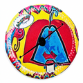 M10 Wine Glass Stem Coaster Blue Stingray