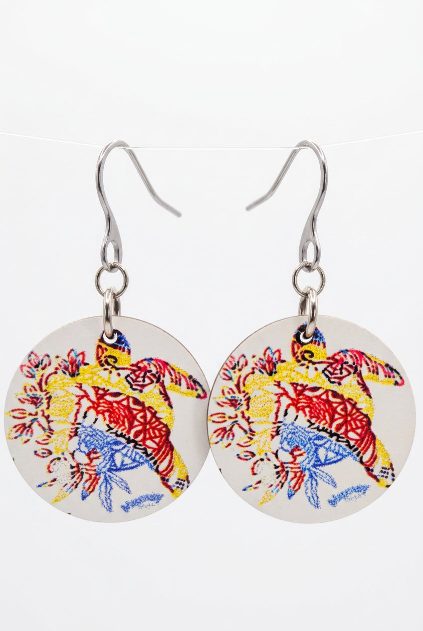 Earrings – Mumsy Designs - Blue Stingray