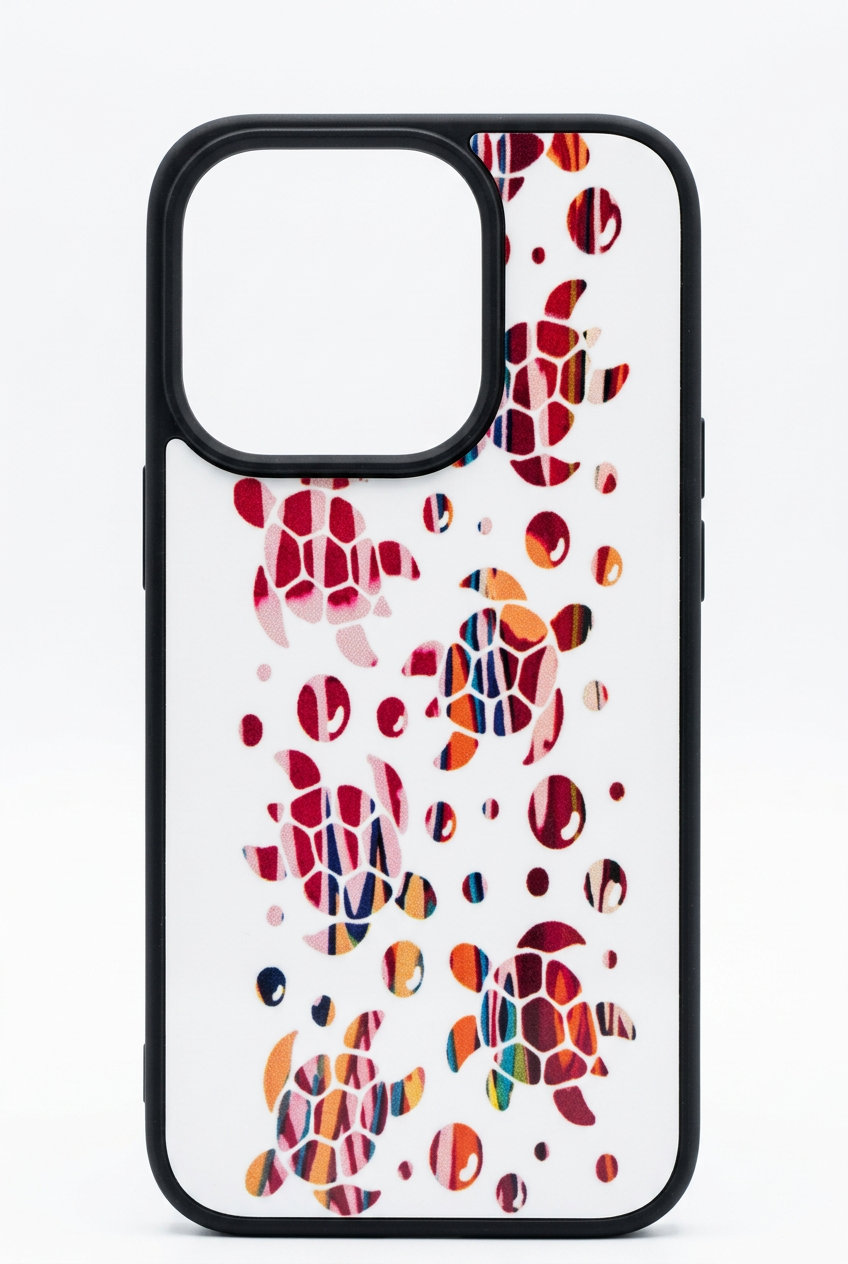 M352 Phone Case iPhone 15 Pro Turtle Bubbles on Warrior